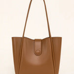 Leather button bag FERNACHE