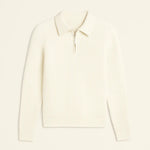 Cotton Knit Half-Zip Sweater FERNACHE