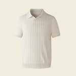 Noir Ribbed Polo FERNACHE