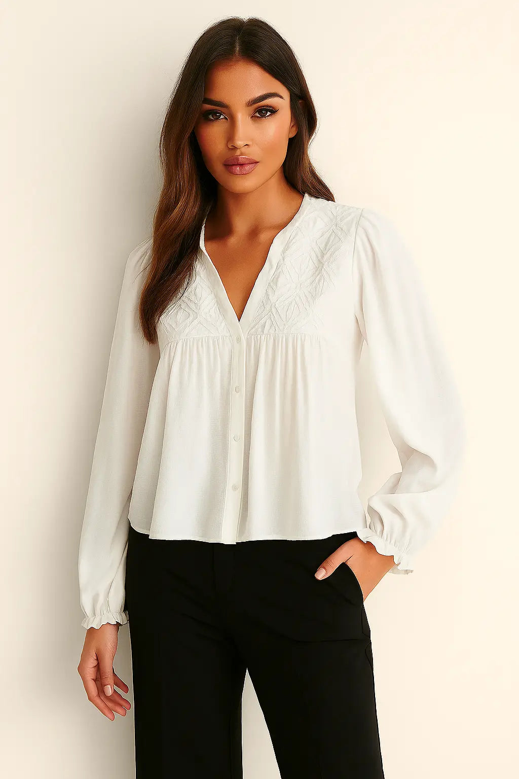 Sophie Puff Blouse FERNACHE