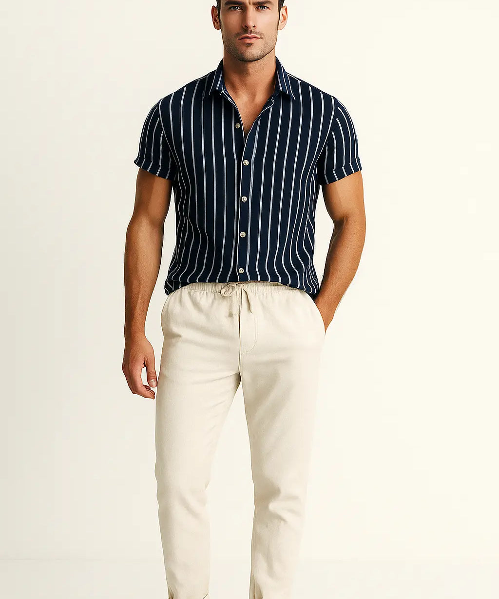 Huahine - Short Sleeved Set Fernache