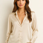 Elegant Satin Blouse FERNACHE