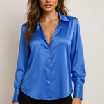 Elegant Satin Blouse FERNACHE