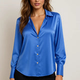 Elegant Satin Blouse FERNACHE