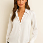 Elegant Satin Blouse FERNACHE