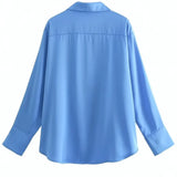 Elegant Satin Blouse FERNACHE