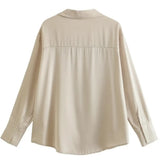 Elegant Satin Blouse FERNACHE