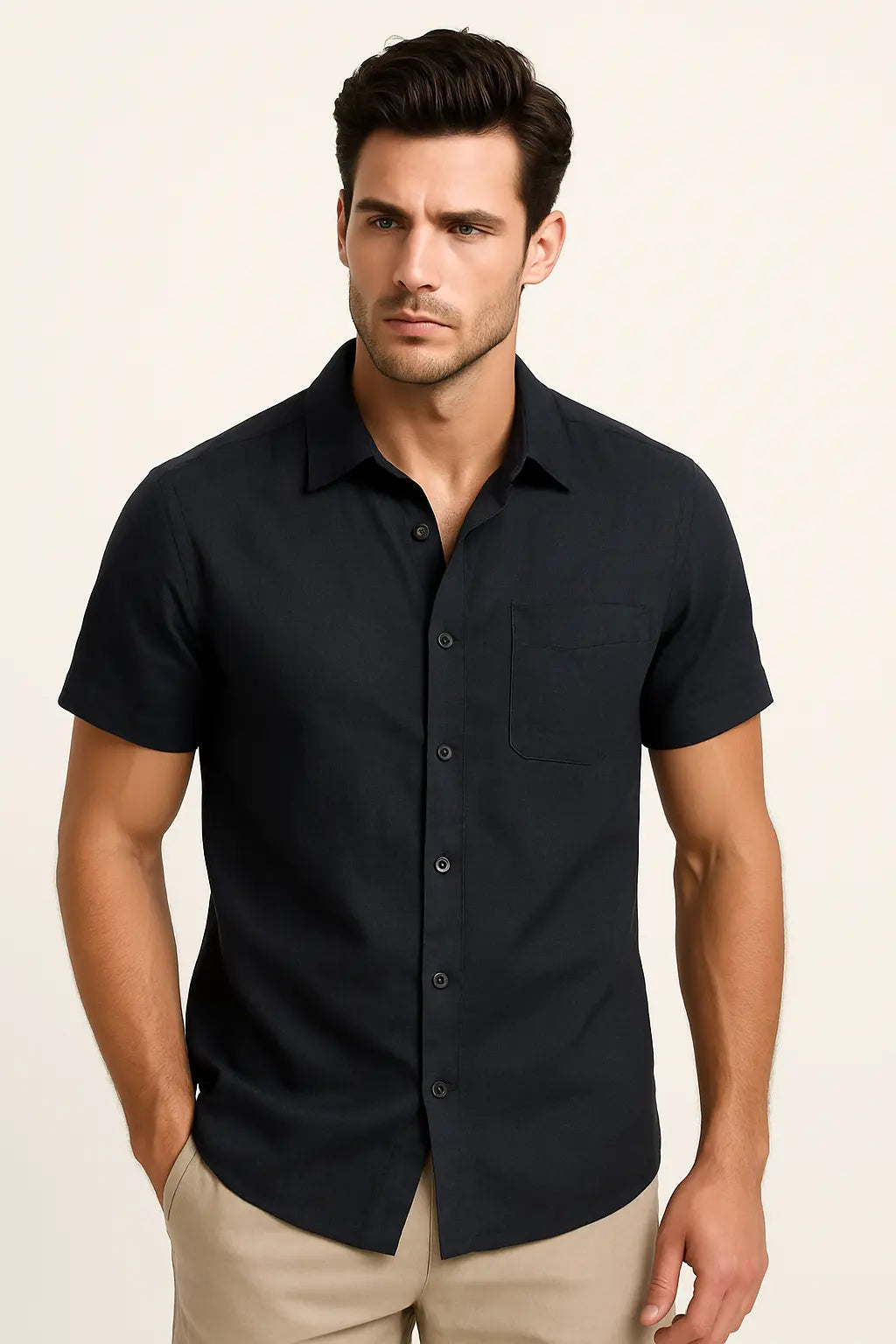 Cannes Linen Shirt Fernache