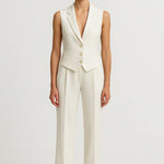 Monaco Blanc Linen Suit Set FERNACHE