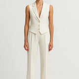 Monaco Blanc Linen Suit Set FERNACHE