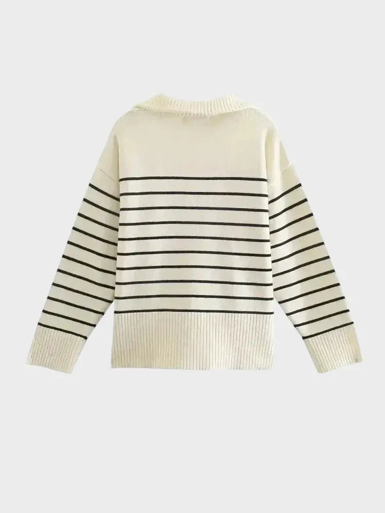 Striped Knit Sweater FERNACHE