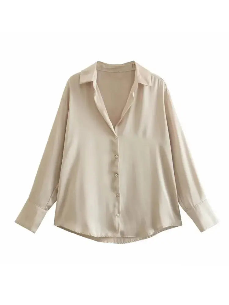 Elegant Satin Blouse