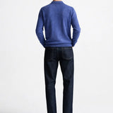 Back view of Cashmere Sweatshirt, alternate angle