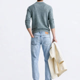 Back view of Cashmere Sweatshirt, alternate view
