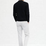 Back view of Cashmere Sweatshirt, close up