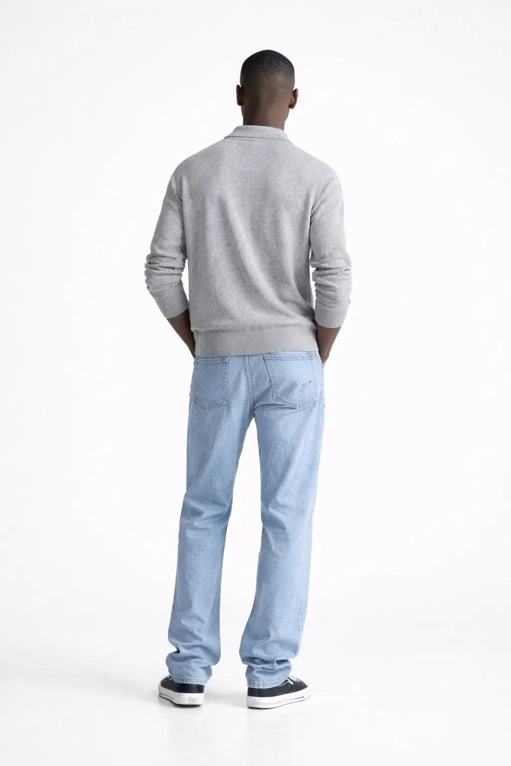 Back view of Cashmere Sweatshirt