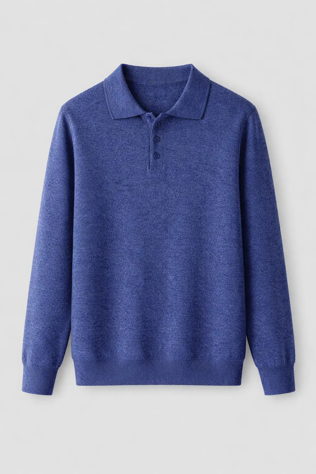 Front view of Blue Cashmere Sweatshirt