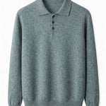 Front view of Green Cashmere Sweatshirt