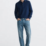 Cashmere Sweatshirt shown in a lifestyle setting, full length view