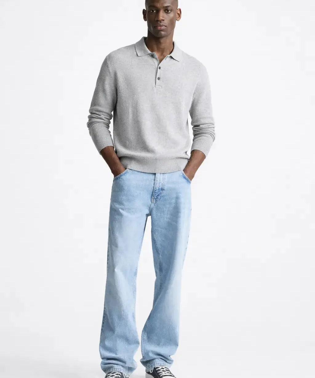 Cashmere Sweatshirt shown in a lifestyle setting