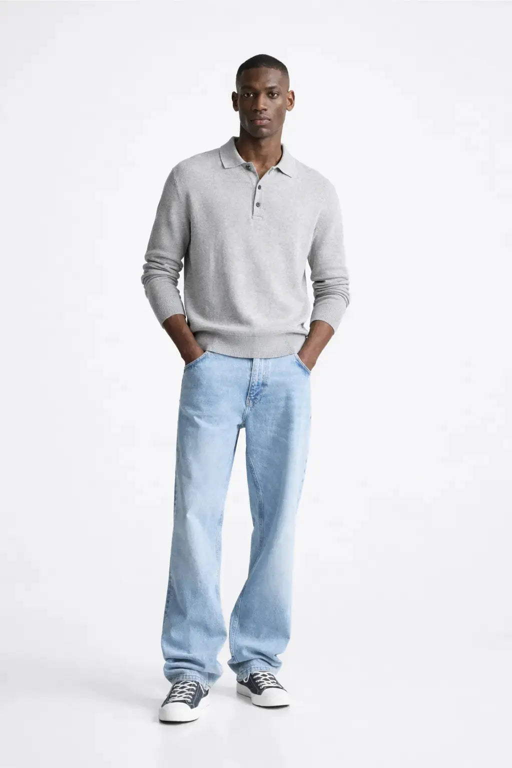 Cashmere Sweatshirt shown in a lifestyle setting