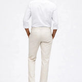 Back view of Linen Casual Pants, alternate view