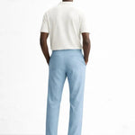 Back view of Linen Casual Pants