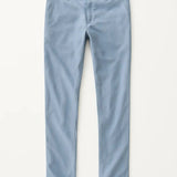 Front view of Light Blue Linen Casual Pants