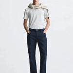 Front view of Linen Casual Pants