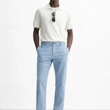 Linen Casual Pants shown in a lifestyle setting
