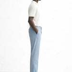 Side view of Linen Casual Pants
