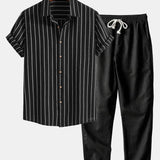 Huahine - Short Sleeved Set Fernache