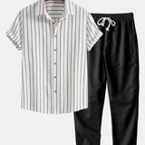 Huahine - Short Sleeved Set Fernache