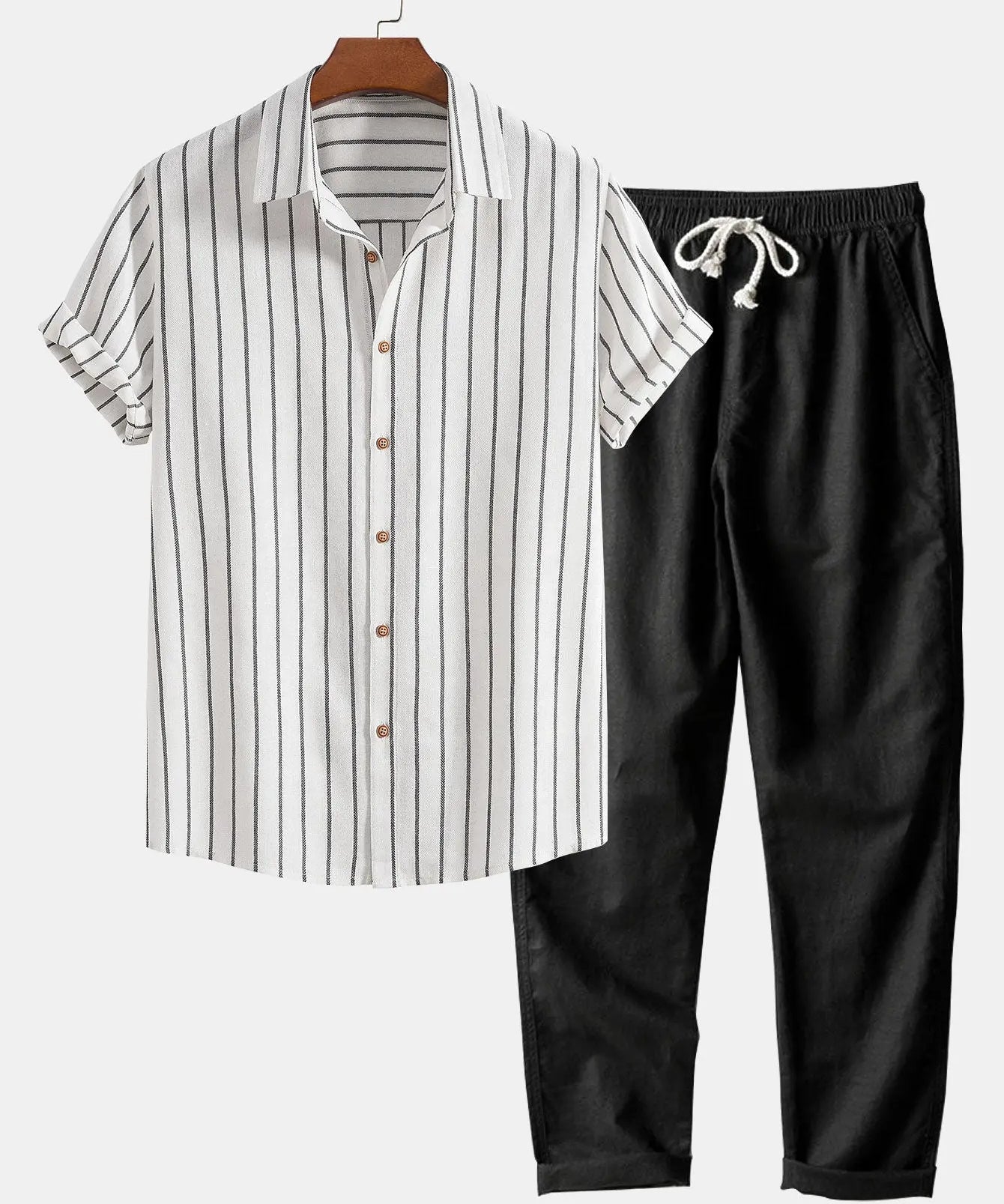 Huahine - Short Sleeved Set Fernache