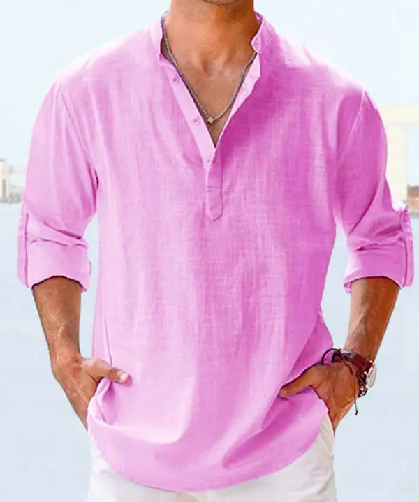 Schmidt Casual linen shirt Fernache