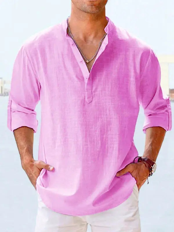 Schmidt Casual linen shirt Fernache