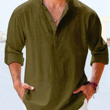 Schmidt Casual linen shirt Fernache
