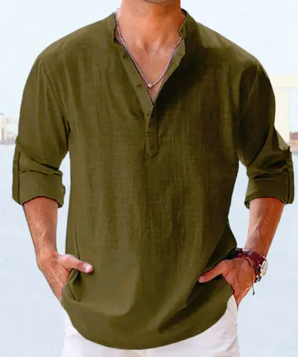 Schmidt Casual linen shirt Fernache