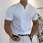 2024 Men Gentlemans business Short Sleeve T Shirt Old Money London