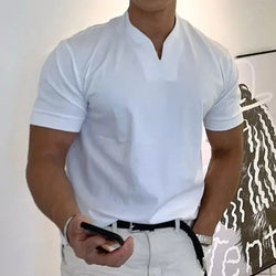 2024 Men Gentlemans business Short Sleeve T Shirt Old Money London