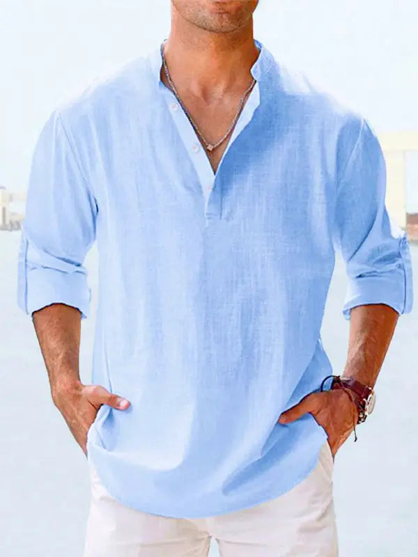 Schmidt Casual linen shirt Fernache