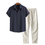 Huahine - Short Sleeved Set Fernache