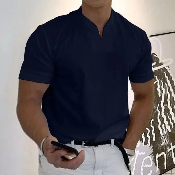2024 Men Gentlemans business Short Sleeve T Shirt Old Money London