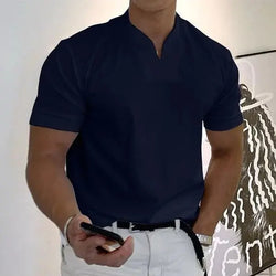 2024 Men Gentlemans business Short Sleeve T Shirt Old Money London