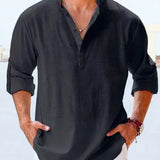 Schmidt Casual linen shirt Fernache