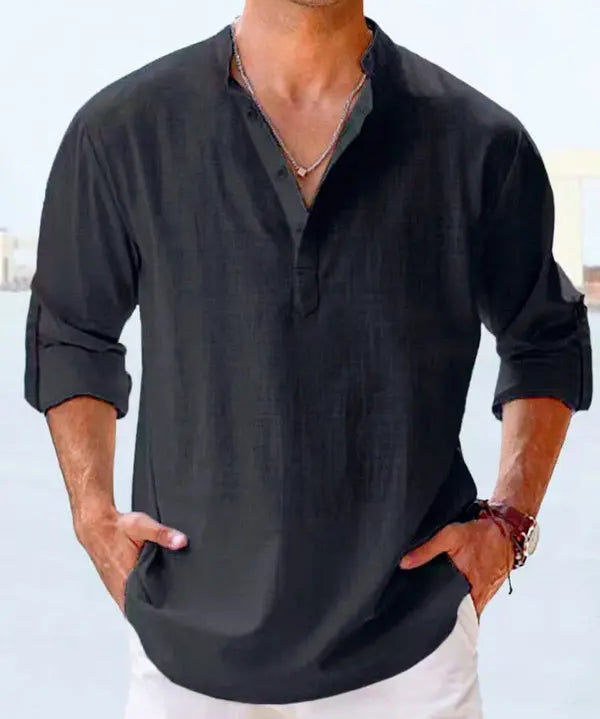 Schmidt Casual linen shirt Fernache