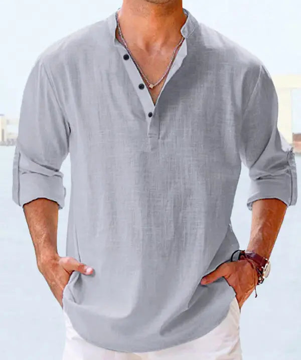 Schmidt Casual linen shirt Fernache
