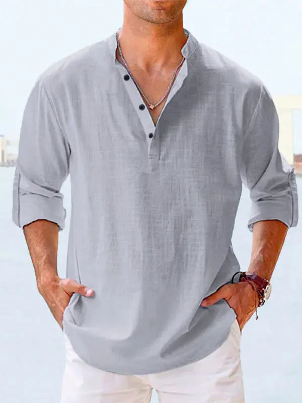 Schmidt Casual linen shirt Fernache
