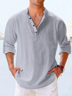 Schmidt Casual linen shirt Fernache