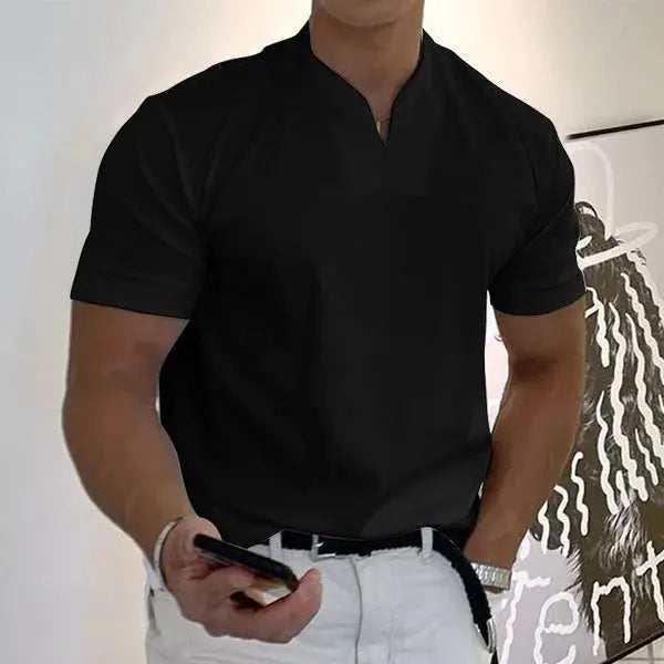 2024 Men Gentlemans business Short Sleeve T Shirt Old Money London